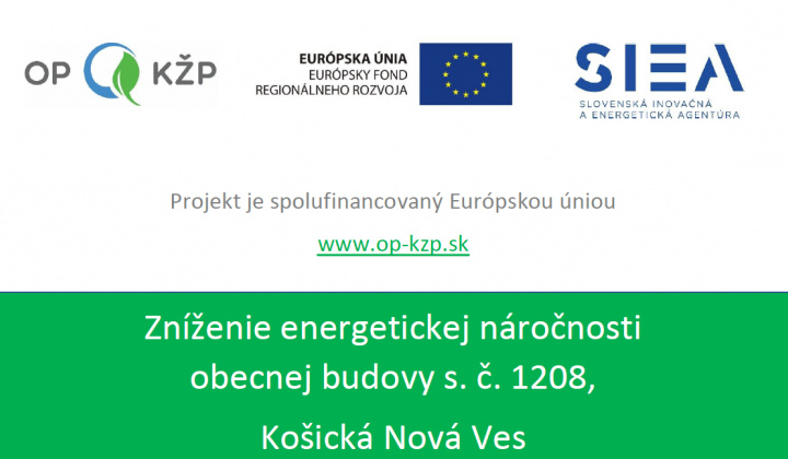 Fotka - Zníženie spotreby energie pri prevádzke verejnej budovy
