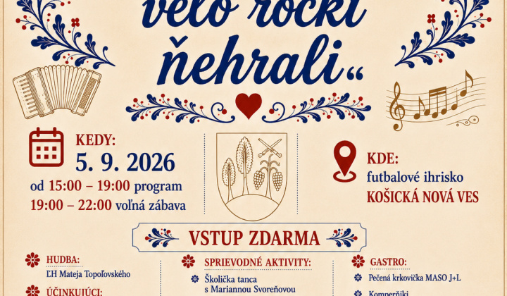 Fotka - Folklórne podujatie ''Už v Novevši veľo ročki ňehrali'' 